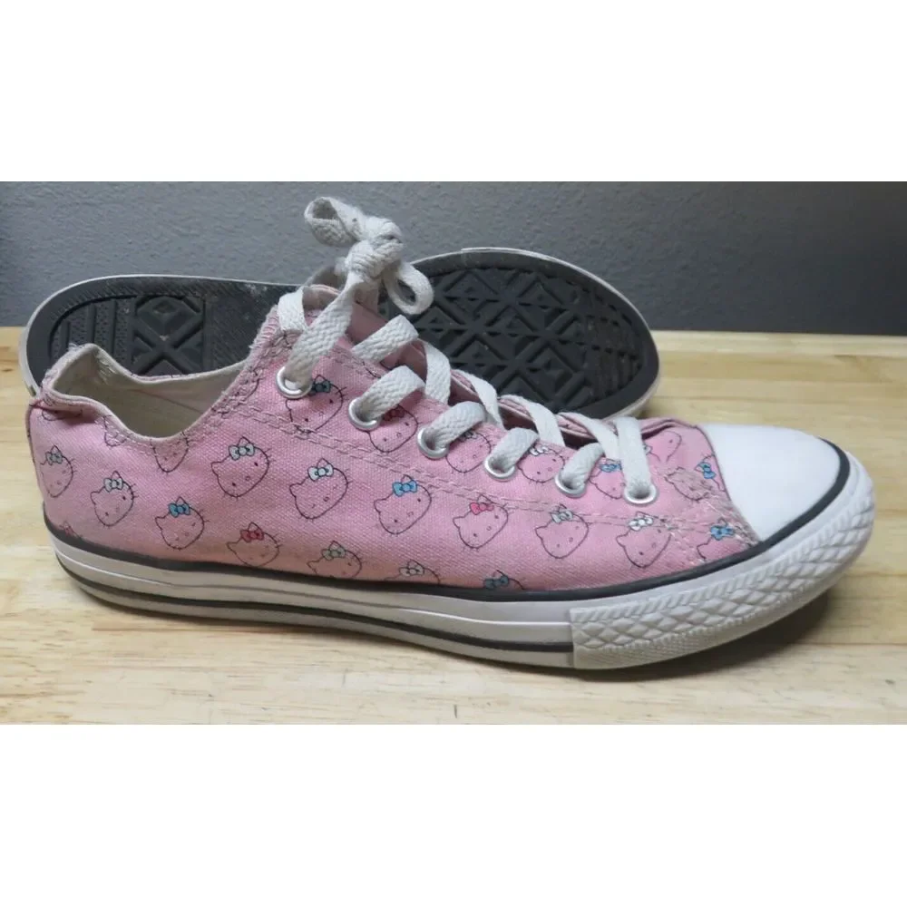 Converse‎ All Star Hello Kitty Junior Girls Size 5 Skateboarding Shoes 664638F